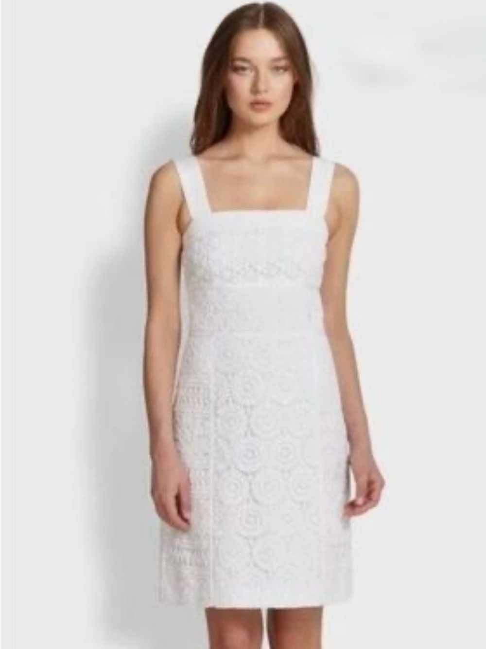 Tory Burch sleeveless white dress size 8